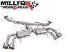 Milltek Sport Secondary Cat-back with Quad 127mm GT127 tailpipe (SSXNI003) - Nissan GT-R R35